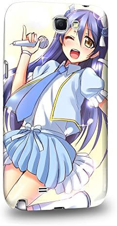 Case88 Premium Designs LoveLive! ?'s Umi Sonoda 1444 Protective Snap-on Hard Back Case Cover for Samsung Galaxy Note 2