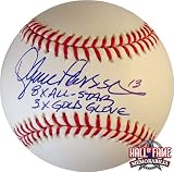 Lance Parrish Autographed/Hand Signed Official MLB Baseball with 8 X All Star and 3 X Gold Glove Ins