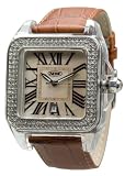 Now NW0007BR Ladies Brown Strap Watch