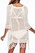 Bingirl Womens Crochet Sunscreen Swimwear Bikini Cover Up Beach Tops Mini Dress