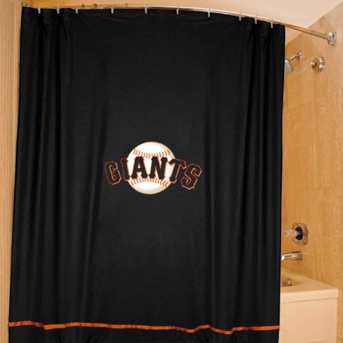 San Francisco Giants MLB Baseball Bathroom Shower Curtain