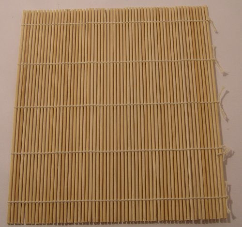 Sushi Mat Round stick Bamboo 24x24CM Superior Quality