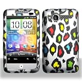 Premium - PDA HTC 6225/Wildfire(CDMA) Rubber Design Colorful Leopard - Face ....