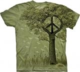 The Mountain Organic Peace Tree Adult T-shirt