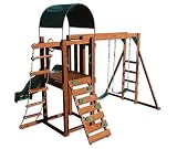 Woodlawn Bearcreek Bungalow Playground Swing Set 4wb7000wn