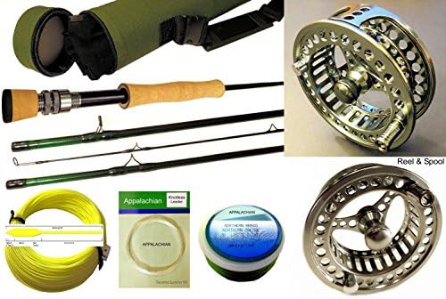 APPALACHIAN BUNDLE 9-10 wt: 4 pc Rod, Reel, Ex Spool, Line, Leader, Backing, Tube and Sack.