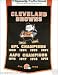 CLEVELAND BROWNS WOOL SUPER BOWL CHAMPIONSHIP BANNER!