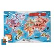 Crocodile Creek World Cities Map With Case (50 Piece)