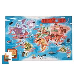 CROCODILE CREEK Puzzle - World Cities Map