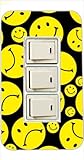 3ヶ口用 3口用 タイプ コンセント スイッチ カバー ジャケット ca821-3 スマイル ニコ smile カスタムカバー 交換用 3穴用 2穴用