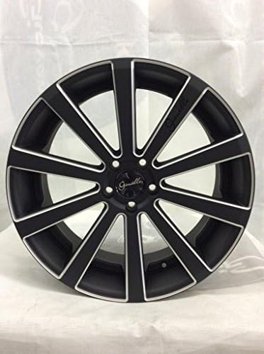 20" Inch Staggered Gianelle Santoneo Wheels Rims Full Set of (4) 20x8.5 20x10.5 5x112 Offset:35 front and 42 rear Hub:66.56 Audi A4 A5 A6 A7 A8 Q5 MBZ E S CL ML CLASS