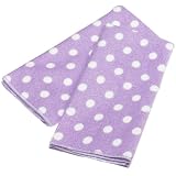 DIIMicrofiberDotsDishtowelLavender,Setof2