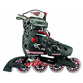 Roller Derby Web Stinger Adjustable Boy's Inline Skates by