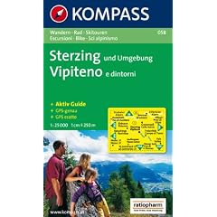 Sterzing und Umgebung/Vipiteno e dintorni: Wander-, Bike- und Skitourenkarte. Carta escursioni, bike e sci alpinismo. GPS-genau. 1:25.000