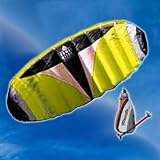 HQ TRAINER POWER KITE 2.0 RUSH 200 WITH CONTROL BAR NEW LINE SPORTS KITESURFING