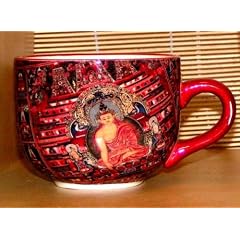 5505 --- Jumbo Tee Tasse -- Dekor Buddha --- Keramik ---