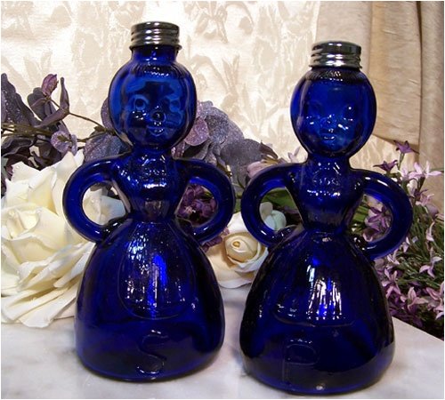 Salt and Pepper Lady Blue