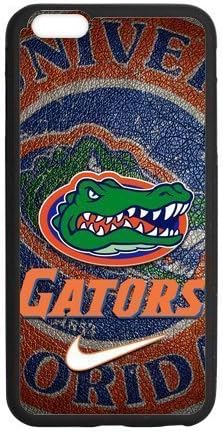 MAS CASE- NCAA Florida Gators Personalized Protective Black TPU Rubber Cell Phone Case Cover for iPhone 6+ 6Plus 6S Plus