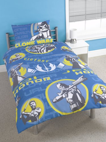 CharacterWorld Clone Wars Honor Rotary Duvet Set, Single