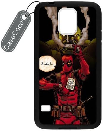 CASECOCO(TM) Deadpool Superheros Custom Case Cover Skin Shield For Samsung Galaxy S5 Case Laser Technology