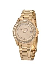 Fossil Retro Traveler Three Hand Stainless Steel Watch - Rose Am4454