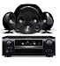 Denon AVR2309CI 7.1-Channel Home Theater Receiver & Kef KHT3005SE (SE Series) Home Theater Speaker System - Black (Bundle)