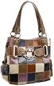 KATHY Van Zeeland Limelight Medium Tote,Lavendar Multi,one size