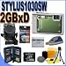 Olympus Stylus 1030SW (226350) 10.1MP Green Digital Camera 2GB xD Memory Stylus 1030 BigVALUEInc Accessory Saver Bundle