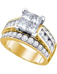 3.50CTW DIAMOND INVISIBLE RING