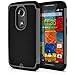 Moto X 2nd Gen Case, MagicMobile [Dual Armor Series] Hybrid Impact Resistant Moto X 2nd Generation Shockproof Tough Case Hard Plastic with Silicone Protective Case for Moto X 2 (2014) [Black/Gray]