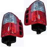 00 01 02 03 04 Isuzu Rodeo Sport Taillight Taillamp Set by Aftermarket