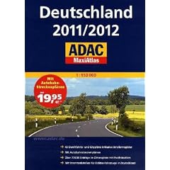 ADAC MaxiAtlas Deutschland 2011/2012: 1 : 150 000 / 45 Durchfahrts- und Citypl�ne inklusive Stra�enregister / mit Autobahnstreckenpl�nen / �ber 77000 ... f�r Elektro-Fahrzeuge in Deutschland