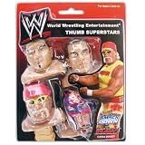 WWE Thumb Wrestling Super Stars: Rey Mysterio, Triple H, John Cena, & Batista 4 Figure SetIMAGE