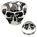 316L CASTING STAINLESS STEEL SKULL RING WIDTH: 22mm