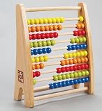 Hape Wooden Rainbow Colored Bead Abacus
