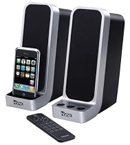 SDI iHome iP71 Lautsprecherpaar für Mac, PC, Notebooks, MacBook - mit Docking-Station für iPhone/iPod