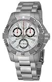 Longines Mens L36504166 HydroConquest Quartz Chronograph White Chronograph Dial Watch
