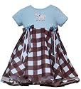 CLEARANCE New Aqua Blue Pony Horse Checked Circle Dress Sz 12M Remaining