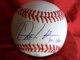 Los Angeles Angels of Anaheim Chris Iannetta Autographed ROLB Baseball with "Team USA" Inscription! Proof Photo of Chris Signing for Us.