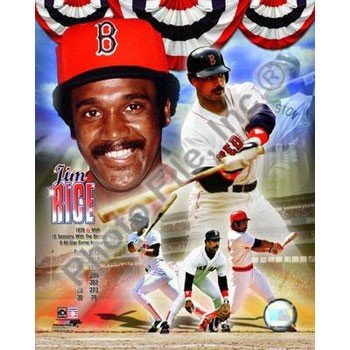 Jim Rice Hall of Fame Composite 8x10 Photo