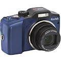 Kodak Z915 Digitalkamera (10 Megapixel, 10-fach opt. Zoom, 6,4 cm (2,5 Zoll) Display, Bildstabilisator) blau