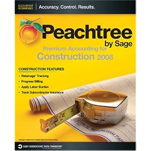Peachtree Premium Accounting for Construction 2008 by Peachtree Software