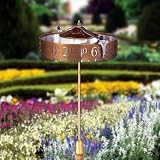Conant Custom Jeffersonian Garden Thermometer with Antique Brass Finish