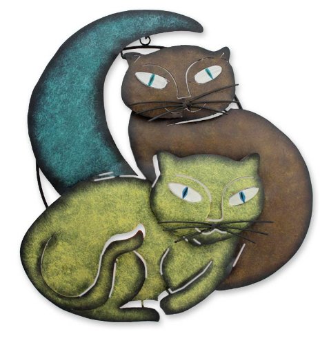 Iron candleholder Cuddly Kitties