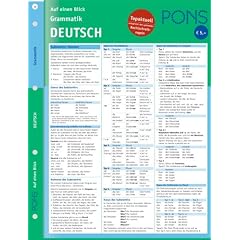 PONS Grammatik auf einen Blick. Deutsch