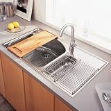 American Standard 7354.100.075 Culinaire Large Steel Dish Rack in Stainless Steel