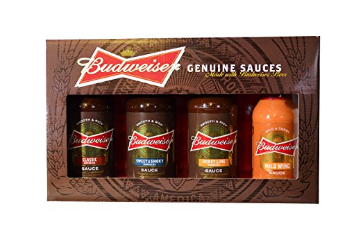 Budweiser Genuine Sauces Gift Set, 4 pack