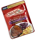 Chicken of the Sea, Wild Caught Salmon Steak in Honey Barbecue, 5.25-Ounce Pouches (Pack of 12)