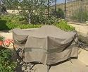 Patio Set Covers. Fit 54"-60" Patio Table and Chair Set, Size: 104"dia.x31"H
