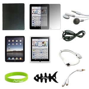 Brand New Crazyondigital Premium Essential Accessories Bundle Kit for New Apple iPad 3G tablet / Wifi model 16GB, 32GB, 64GB